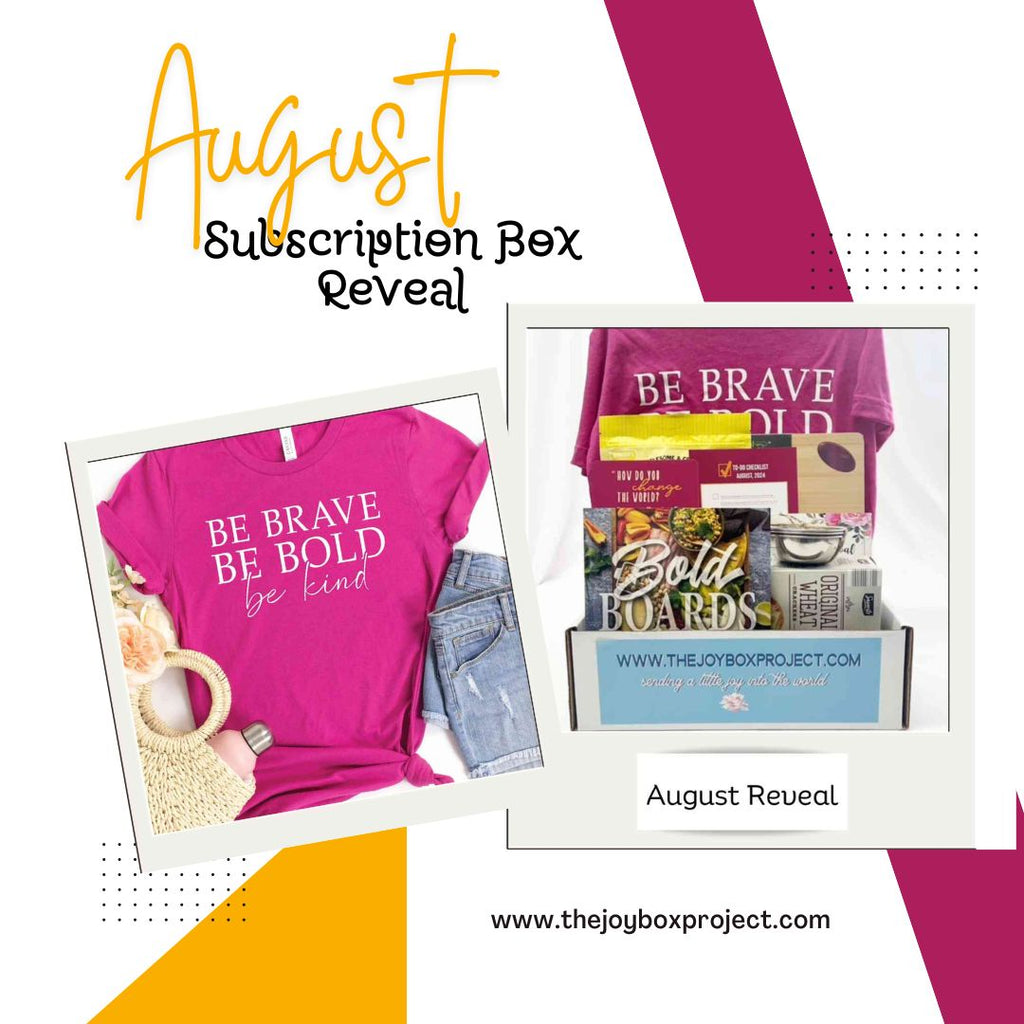 Sharing Kindness: August 2024 Box and T-Shirt Club