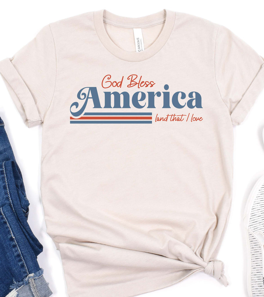 "God Bless America" Graphic T-Shirt