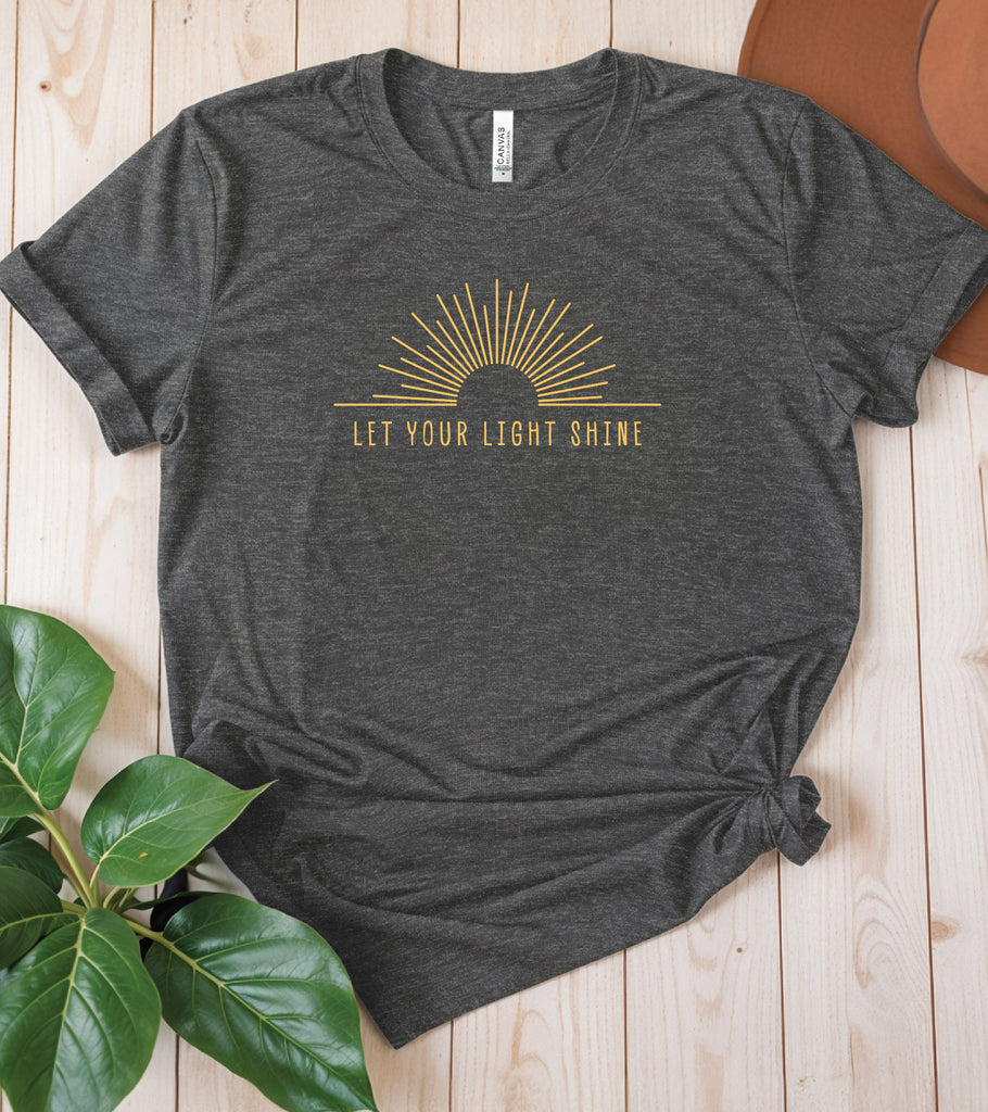 "Let Your Light Shine" Graphic T-Shirt